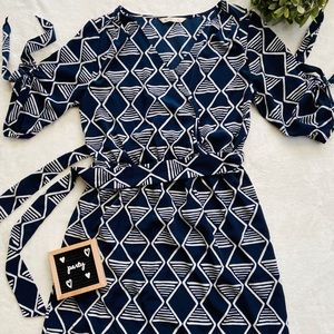 Old Navy dress, color blue with design